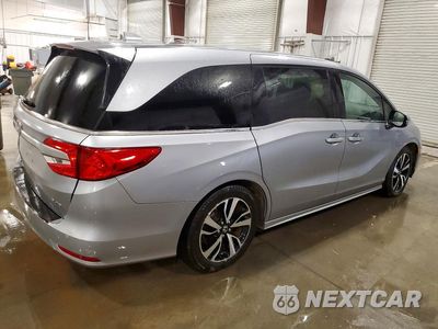 Trzecie zdjęcie samochodu z tyłu: 2018 HONDA ODYSSEY ELITE VIN:5FNRL6H93JB000095 - miniatura
