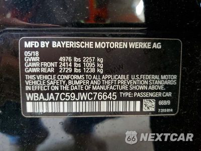 Zdjęcie 12 z 12 samochodu: 2018 BMW 530 XI VIN:WBAJA7C59JWC76645 - miniatura