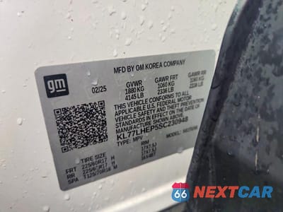 Zdjęcie 14 z 14 samochodu: 2025 CHEVROLET TRAX 1LT VIN:KL77LHEP5SC230948 - miniatura