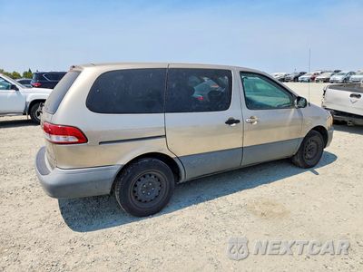 Trzecie zdjęcie samochodu z tyłu: 2001 TOYOTA SIENNA CE VIN:4T3ZF19C71U376698 - miniatura