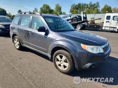 Czwarte zdjęcie samochodu z boku: 2010 SUBARU FORESTER XS VIN:JF2SH6BC2AH778221 - miniatura