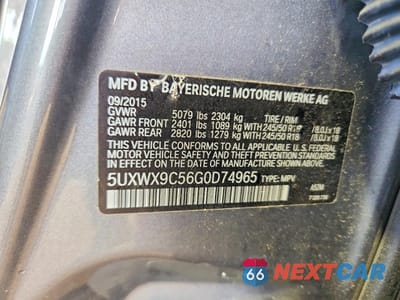 Zdjęcie 13 z 13 samochodu: 2016 BMW X3 XDRIVE28I VIN:5UXWX9C56G0D74965 - miniatura