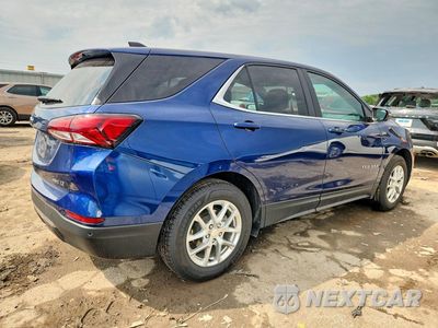 Trzecie zdjęcie samochodu z tyłu: 2022 CHEVROLET EQUINOX LT VIN:3GNAXUEV7NS203468 - miniatura