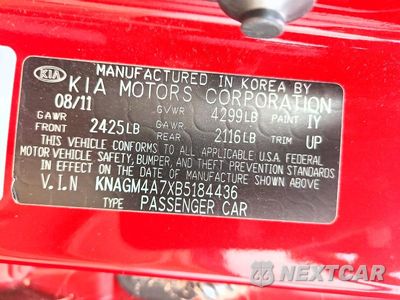 Zdjęcie 12 z 12 samochodu: 2011 KIA OPTIMA LX VIN:KNAGM4A7XB5184434 - miniatura