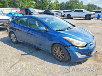 Czwarte zdjęcie samochodu z boku: 2014 HYUNDAI ELANTRA SE VIN:KMHDH4AE7EU203068 - miniatura