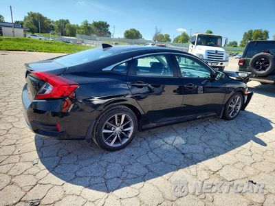 Trzecie zdjęcie samochodu z tyłu: 2020 HONDA CIVIC EX VIN:19XFC1F33LE004581 - miniatura