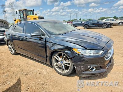 Czwarte zdjęcie samochodu z boku: 2014 FORD FUSION TITANIUM VIN:3FA6P0D94ER226070 - miniatura