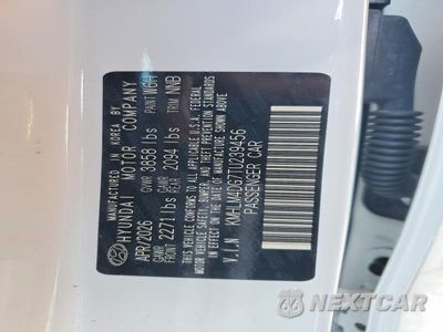 Zdjęcie 12 z 12 samochodu: 2026 HYUNDAI ELANTRA SEL SPORT VIN:KMHLM4DG7TU239456 - miniatura