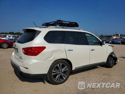 Trzecie zdjęcie samochodu z tyłu: 2018 NISSAN PATHFINDER PLATINUM VIN:5N1DR2MM3JC611569 - miniatura