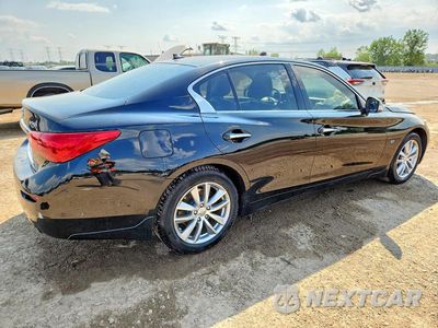 Trzecie zdjęcie samochodu z tyłu: 2015 INFINITI Q50 PREMIUM VIN:JN1BV7AR9FM415371 - miniatura