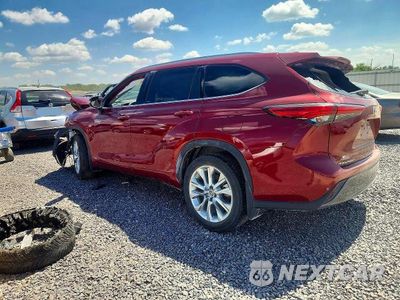 Drugie zdjęcie samochodu z przodu: 2021 TOYOTA HIGHLANDER HYBRID LIMITED VIN:5TDXBRCH9MS522840 - miniatura