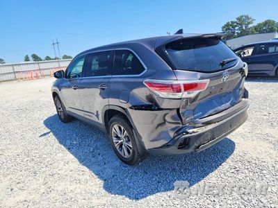 Drugie zdjęcie samochodu z przodu: 2015 TOYOTA HIGHLANDER LE PLUS VIN:5TDZKRFH1FS046459 - miniatura