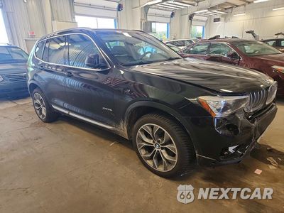 Czwarte zdjęcie samochodu z boku: 2015 BMW X3 XDRIVE28I VIN:5UXWX9C57F0D49524 - miniatura