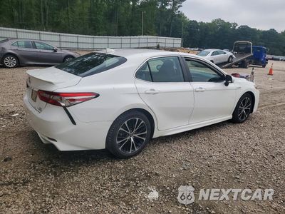 Trzecie zdjęcie samochodu z tyłu: 2019 TOYOTA CAMRY HYBRID SE VIN:4T1B21HK9KU511017 - miniatura