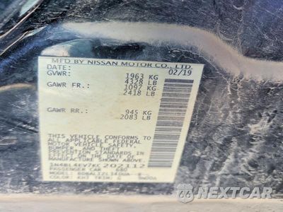 Zdjęcie 12 z 12 samochodu: 2019 NISSAN ALTIMA SL VIN:1N4BL4EV7KC202112 - miniatura