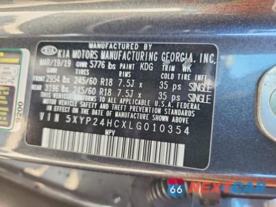 Zdjęcie 13 z 13 samochodu: 2020 KIA TELLURIDE LX VIN:5XYP24HCXLG010354 - miniatura