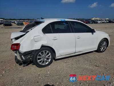 Trzecie zdjęcie samochodu z tyłu: 2012 VOLKSWAGEN JETTA SE VIN:3VWDX7AJ6CM323514 - miniatura