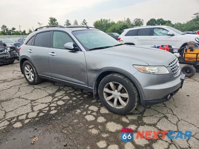 Czwarte zdjęcie samochodu z boku: 2004 INFINITI FX35 BASE VIN:JNRAS08W94X222878 - miniatura