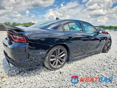 Trzecie zdjęcie samochodu z tyłu: 2019 DODGE CHARGER SCAT PACK VIN:2C3CDXGJ1KH624465 - miniatura