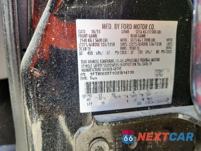 Zdjęcie 12 z 12 samochodu: 2016 FORD F350 SUPER DUTY VIN:1FT8W3BT1GEB14130 - miniatura