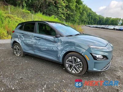 Czwarte zdjęcie samochodu z boku: 2022 HYUNDAI KONA SEL VIN:KM8K23AG4NU148681 - miniatura
