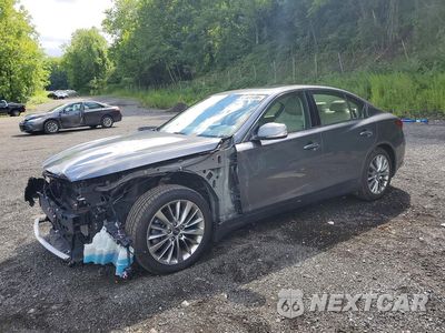 2018 INFINITI Q50 3.0T LUXE JN1EV7AR5JM444159 - główne zdjęcie licytacji z USA - miniatura