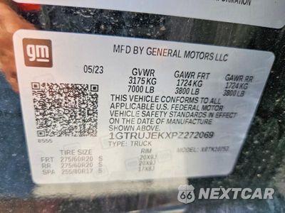 Zdjęcie 12 z 12 samochodu: 2023 GMC SIERRA K1500 ELEVATION-L VIN:1GTRUJEKXPZ272069 - miniatura
