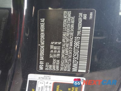 Zdjęcie 12 z 12 samochodu: 2013 MINI COOPER S VIN:WMWZP3C5XDT298019 - miniatura