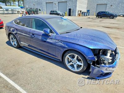 Czwarte zdjęcie samochodu z boku: 2018 AUDI A5 PREMIUM S LINE VIN:WAUDNCF55JA006862 - miniatura