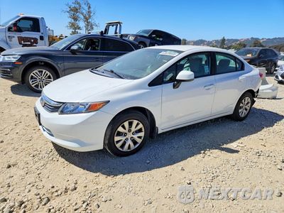 2012 HONDA CIVIC LX 2HGFB2F56CH598342 - główne zdjęcie licytacji z USA - miniatura