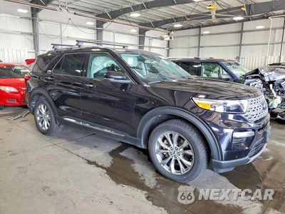 Czwarte zdjęcie samochodu z boku: 2022 FORD EXPLORER LIMITED VIN:1FMSK8FH5NGB16416 - miniatura