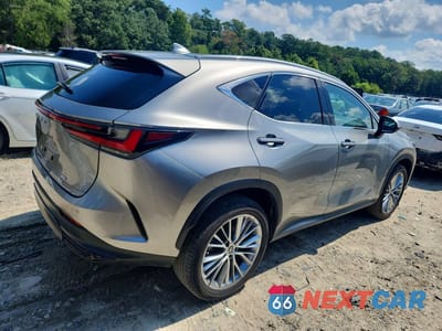 Trzecie zdjęcie samochodu z tyłu: 2023 LEXUS NX 350 VIN:2T2HGCEZ0PC021062 - miniatura