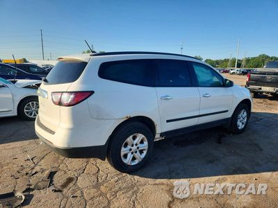 Trzecie zdjęcie samochodu z tyłu: 2014 CHEVROLET TRAVERSE LS VIN:1GNKRFED8EJ191902 - miniatura