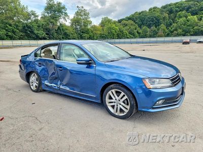 Czwarte zdjęcie samochodu z boku: 2017 VOLKSWAGEN JETTA SEL VIN:3VWL17AJ3HM309557 - miniatura