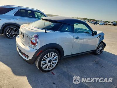 Trzecie zdjęcie samochodu z tyłu: 2013 MINI COOPER COUPE S VIN:WMWSX3C56DT466207 - miniatura