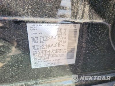 Zdjęcie 12 z 12 samochodu: 2022 NISSAN MURANO S VIN:5N1AZ2AS6NC122059 - miniatura
