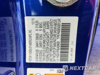 Zdjęcie 12 z 12 samochodu: 2018 HONDA ACCORD SPORT VIN:1HGCV1F39JA254020 - miniatura