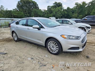 Czwarte zdjęcie samochodu z boku: 2014 FORD FUSION S HYBRID VIN:3FA6P0UU5ER396233 - miniatura