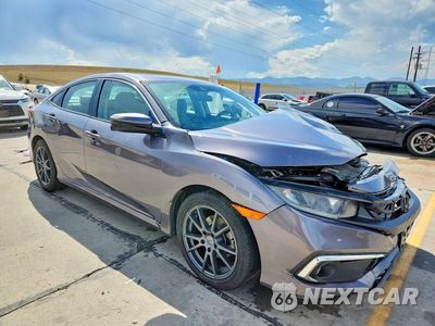 Czwarte zdjęcie samochodu z boku: 2020 HONDA CIVIC EXL VIN:19XFC1F74LE022185 - miniatura