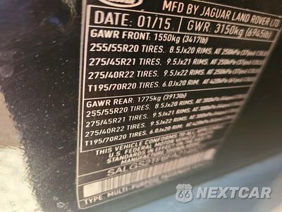 Zdjęcie 13 z 13 samochodu: 2015 LAND ROVER RANGE ROVER SUPERCHARGED VIN:SALGS2TF6FA214927 - miniatura