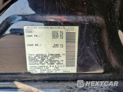Zdjęcie 12 z 12 samochodu: 2018 NISSAN ALTIMA 2.5 SL VIN:1N4AL3AP8JC141512 - miniatura