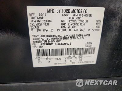 Zdjęcie 13 z 13 samochodu: 2016 FORD EXPLORER SPORT VIN:1FM5K8GT9GGD25032 - miniatura