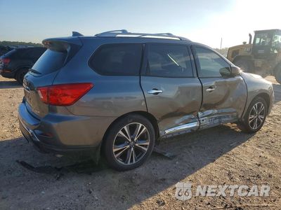 Trzecie zdjęcie samochodu z tyłu: 2020 NISSAN PATHFINDER PLATINUM VIN:5N1DR2DN4LC629445 - miniatura