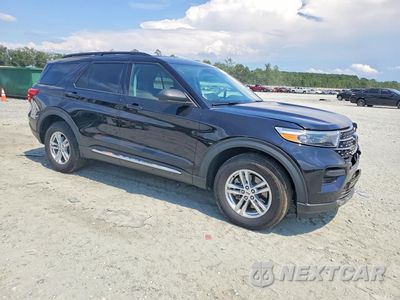 Czwarte zdjęcie samochodu z boku: 2021 FORD EXPLORER XLT VIN:1FMSK8DH1MGC41012 - miniatura