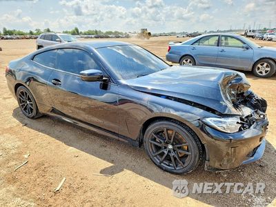 Czwarte zdjęcie samochodu z boku: 2022 BMW 430XI VIN:WBA73AP09NCK48400 - miniatura