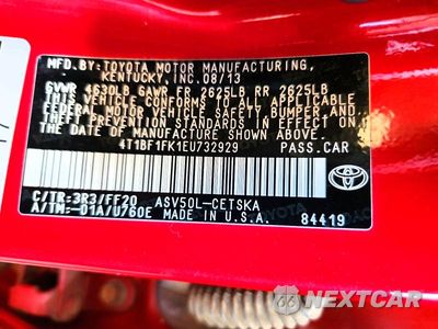 Zdjęcie 12 z 12 samochodu: 2014 TOYOTA CAMRY SE VIN:4T1BF1FK1EU732929 - miniatura