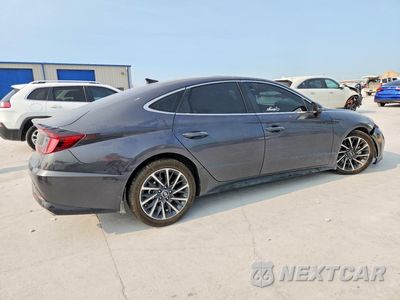 Trzecie zdjęcie samochodu z tyłu: 2020 HYUNDAI SONATA LIMITED VIN:5NPEH4J28LH025709 - miniatura