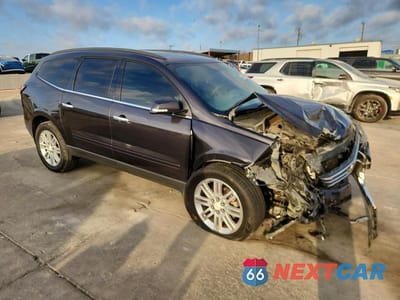 Czwarte zdjęcie samochodu z boku: 2014 CHEVROLET TRAVERSE LT VIN:1GNKRGKD2EJ319903 - miniatura