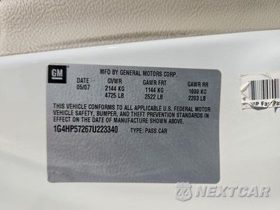 Zdjęcie 13 z 13 samochodu: 2007 BUICK LUCERNE CX VIN:1G4HP57267U223340 - miniatura