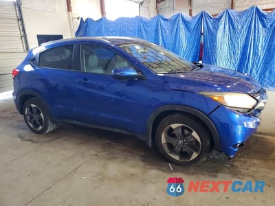 Czwarte zdjęcie samochodu z boku: 2018 HONDA HR-V EXL VIN:3CZRU6H76JM724168 - miniatura